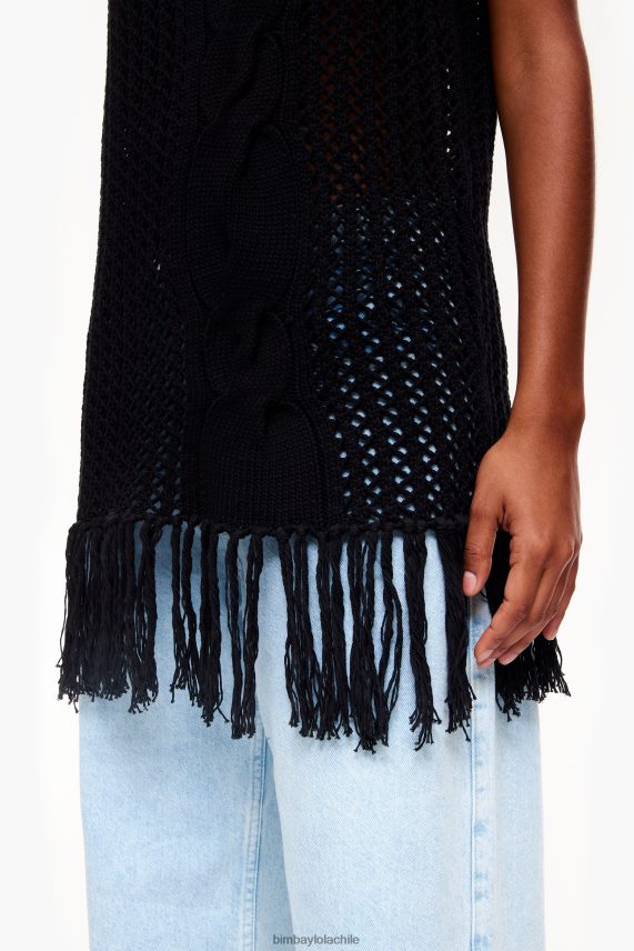 Bimba Y Lola chaleco de punto PT6884352 ropa negro