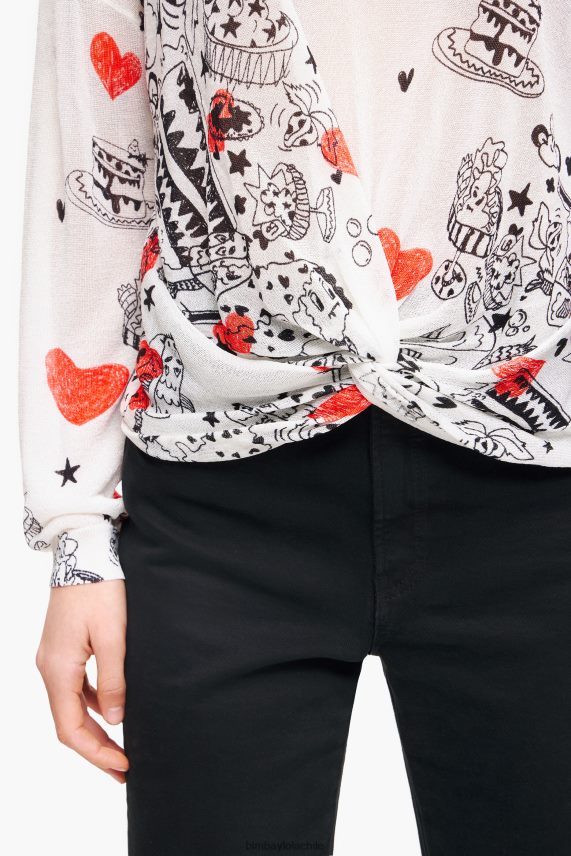 Bimba Y Lola jersey con estampado de corazones PT6884373 ropa apodo