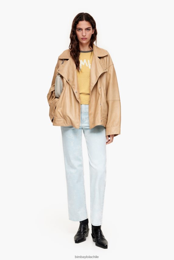 Bimba Y Lola jersey de algodón bicolor PT6884382 ropa amarillo