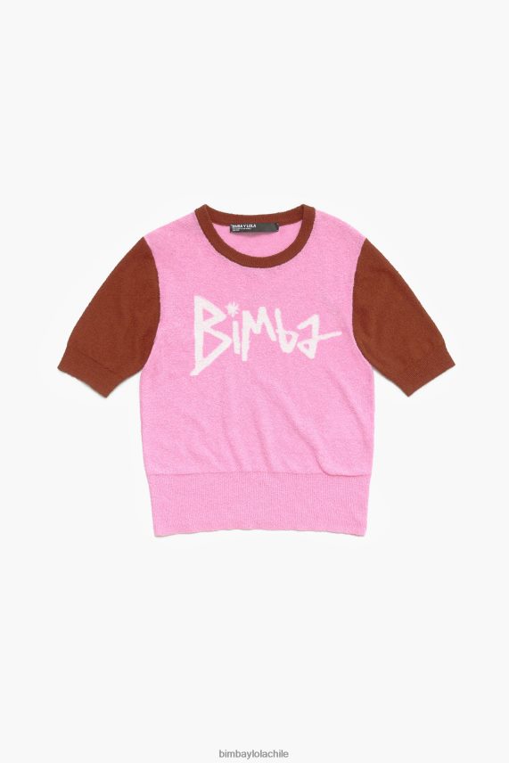 Bimba Y Lola jersey de algodón bicolor PT6884383 ropa rosa