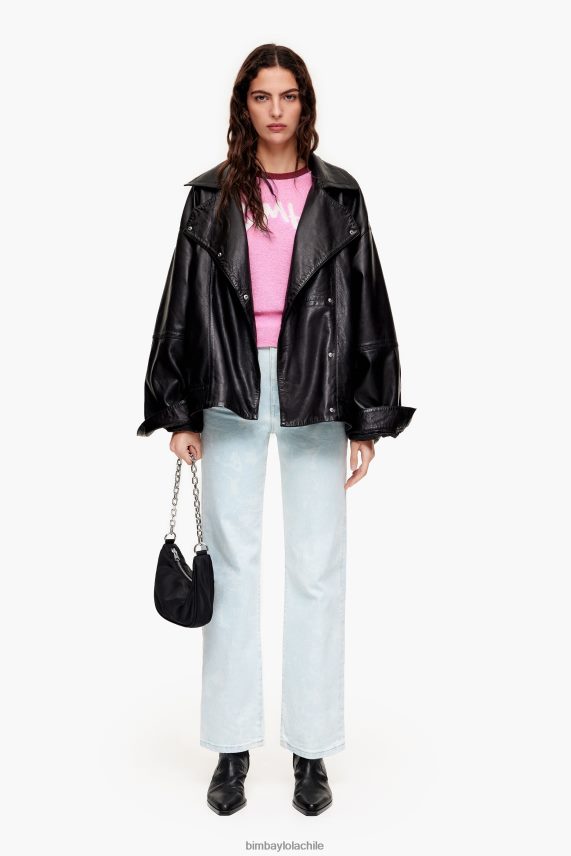 Bimba Y Lola jersey de algodón bicolor PT6884383 ropa rosa