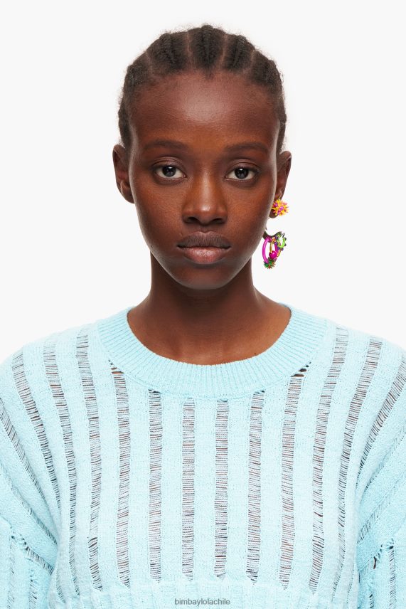 Bimba Y Lola jersey de canalé PT6884386 ropa azul