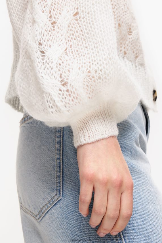 Bimba Y Lola jersey de punto abierto de mohair PT6884378 ropa crudo