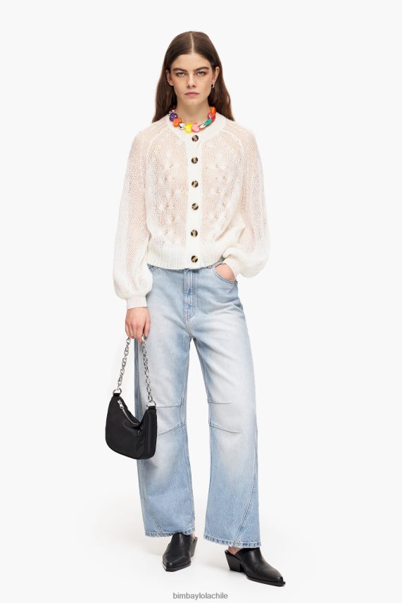 Bimba Y Lola jersey de punto abierto de mohair PT6884378 ropa crudo