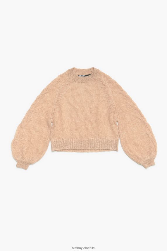 Bimba Y Lola jersey de punto abierto de mohair PT6884380 ropa arena