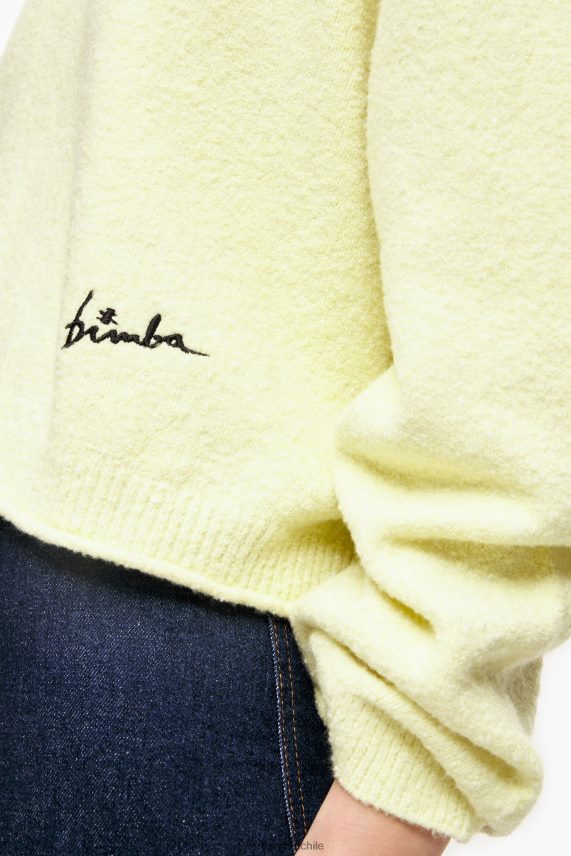 Bimba Y Lola suéter de algodón PT6884377 ropa amarillo