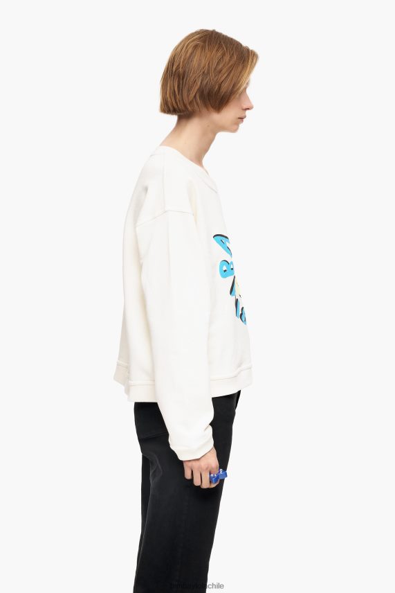 Bimba Y Lola sudadera boxy logo banana PT6884495 ropa Marfil