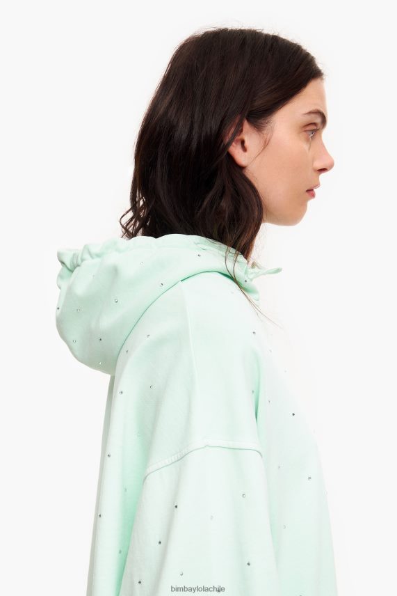 Bimba Y Lola sudadera brillante PT6884501 ropa menta