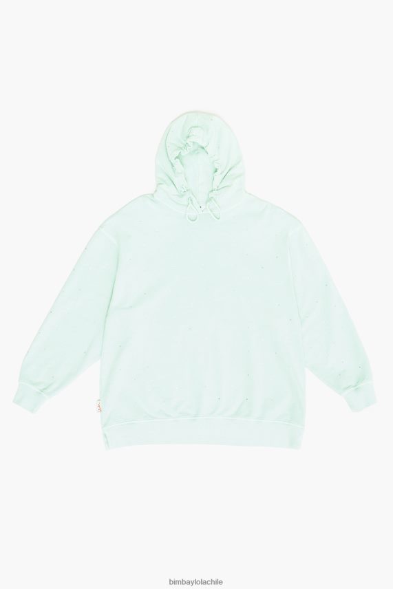 Bimba Y Lola sudadera brillante PT6884501 ropa menta