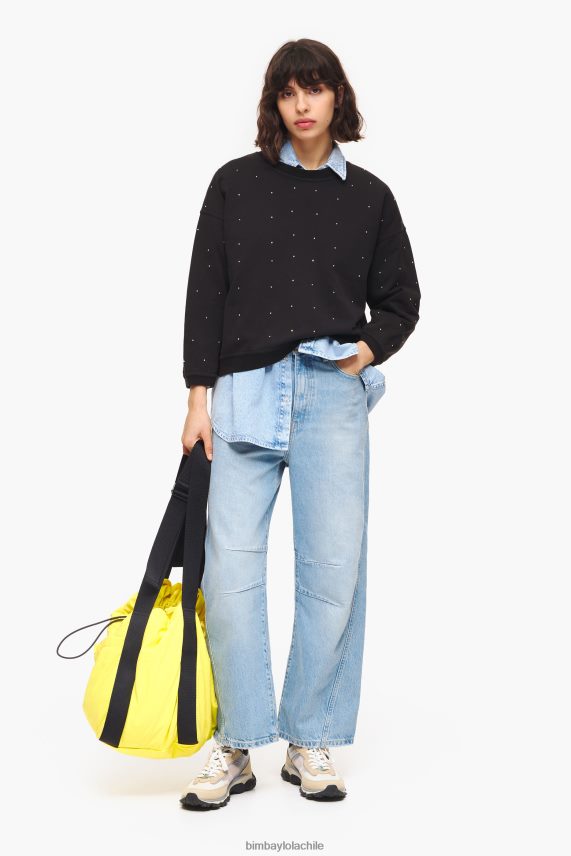 Bimba Y Lola sudadera brillante PT6884502 ropa negro