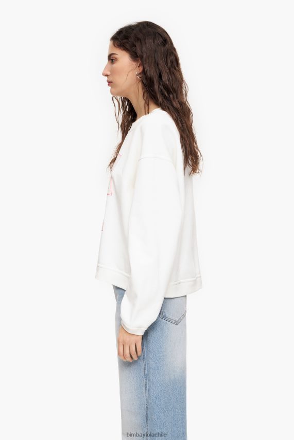 Bimba Y Lola sudadera con logo PT6884499 ropa blanco