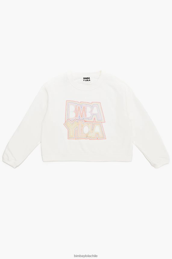 Bimba Y Lola sudadera con logo PT6884499 ropa blanco