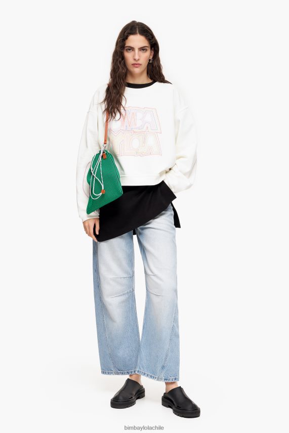 Bimba Y Lola sudadera con logo PT6884499 ropa blanco