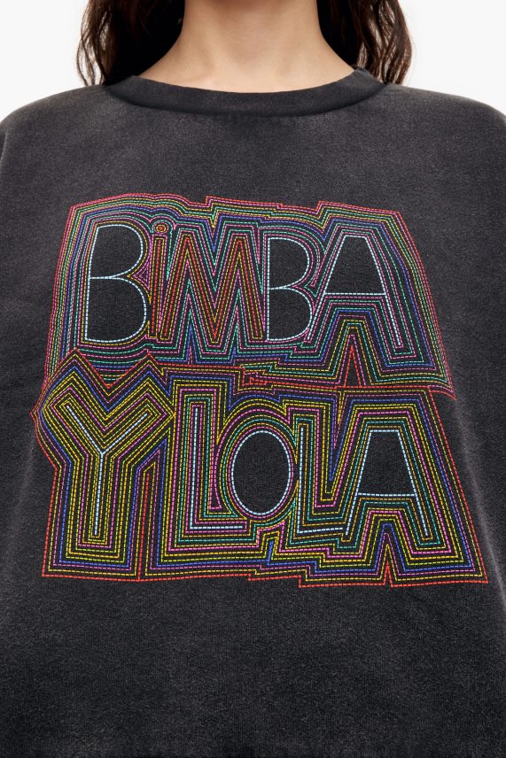 Bimba Y Lola sudadera cuadrada PT6884500 ropa negro