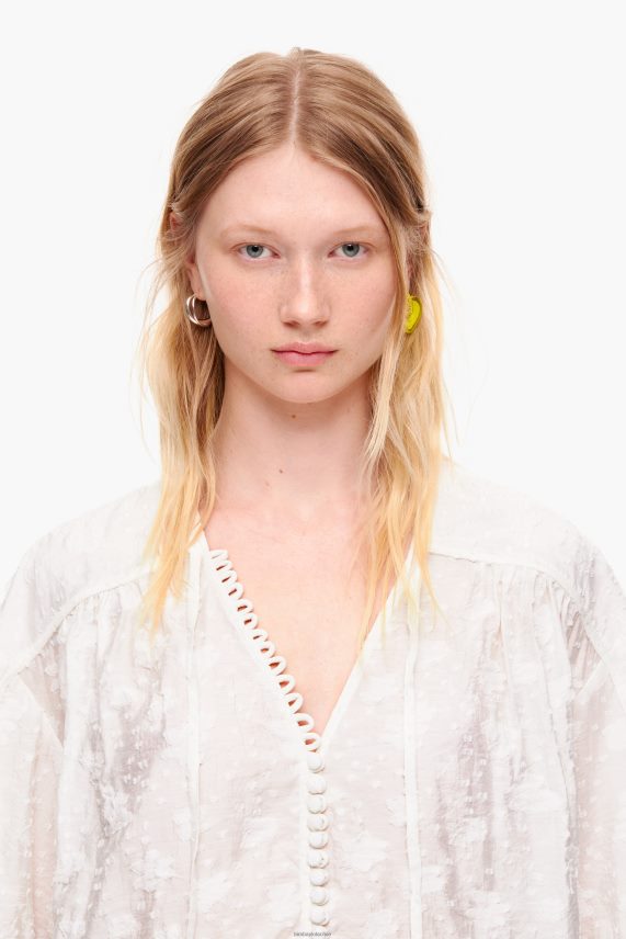 Bimba Y Lola blusa corta de jacquard PT6884325 ropa floral