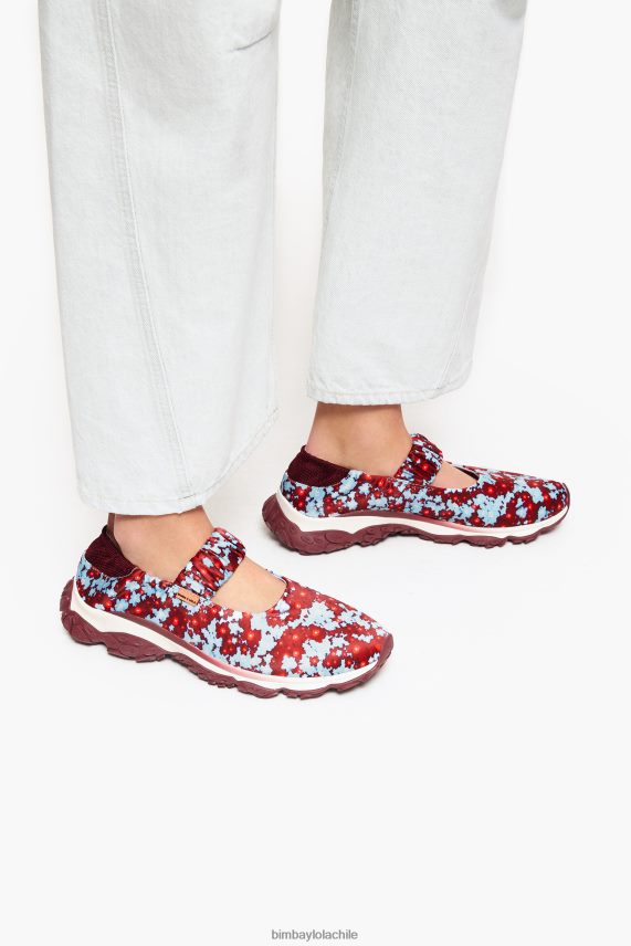 Bimba Y Lola flores full pulpo runner bailarina PT6884548 guerra de pies azul