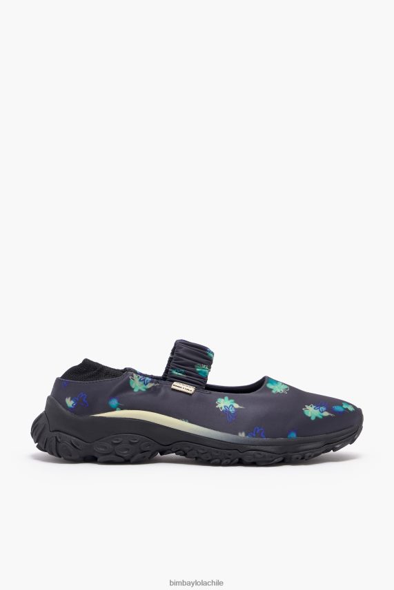 Bimba Y Lola spray flores estampado pulpo runner bailarina PT6884550 guerra de pies gris