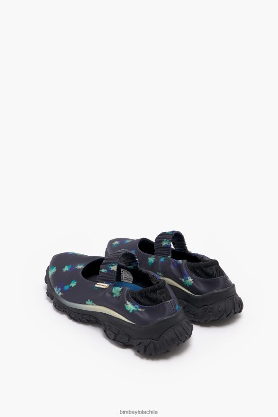 Bimba Y Lola spray flores estampado pulpo runner bailarina PT6884550 guerra de pies gris