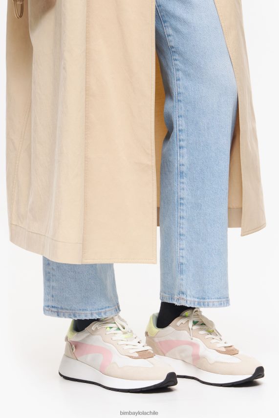 Bimba Y Lola zapatilla de estilo de vida PT6884552 guerra de pies hueso