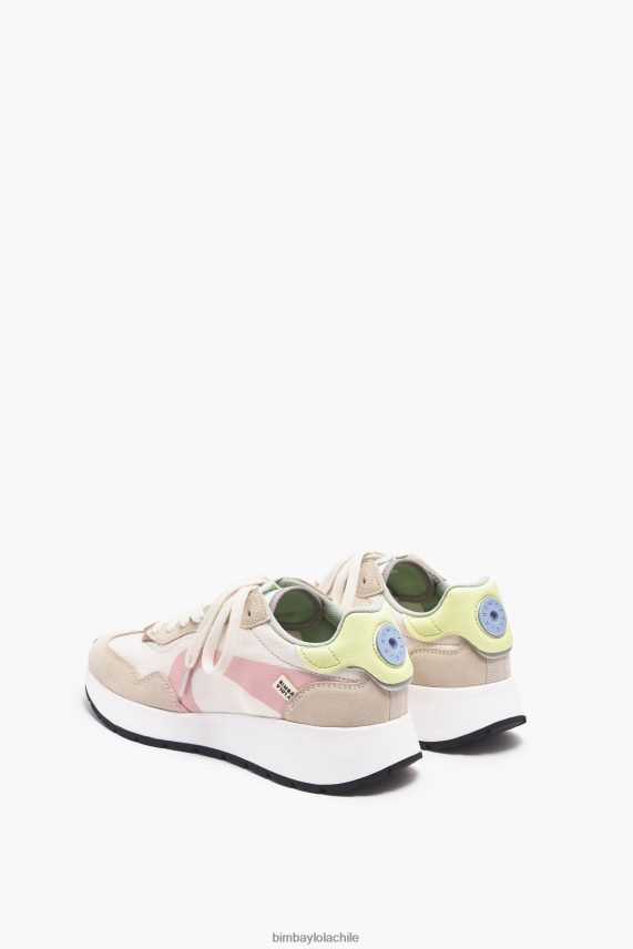 Bimba Y Lola zapatilla de estilo de vida PT6884552 guerra de pies hueso