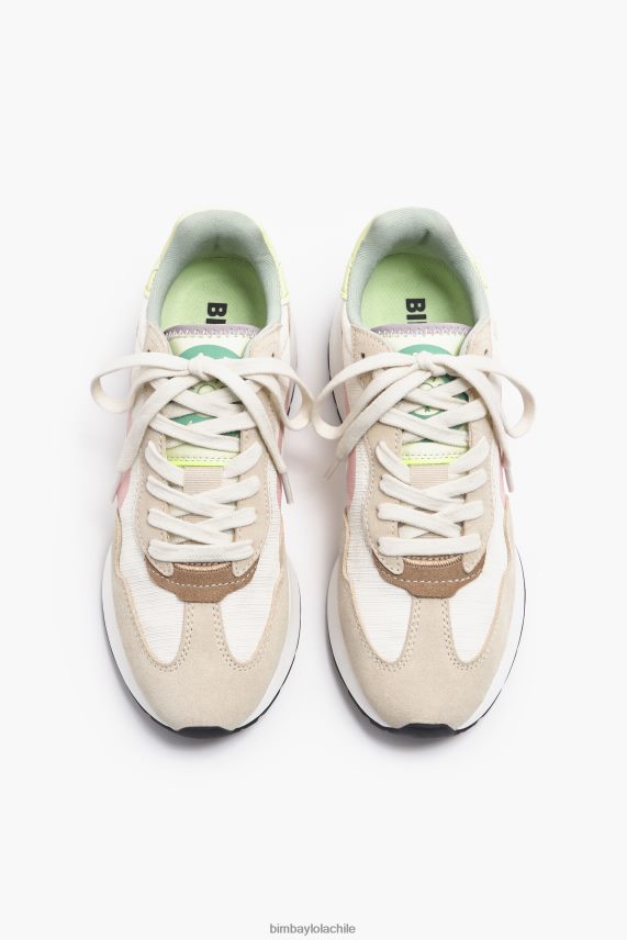 Bimba Y Lola zapatilla de estilo de vida PT6884552 guerra de pies hueso