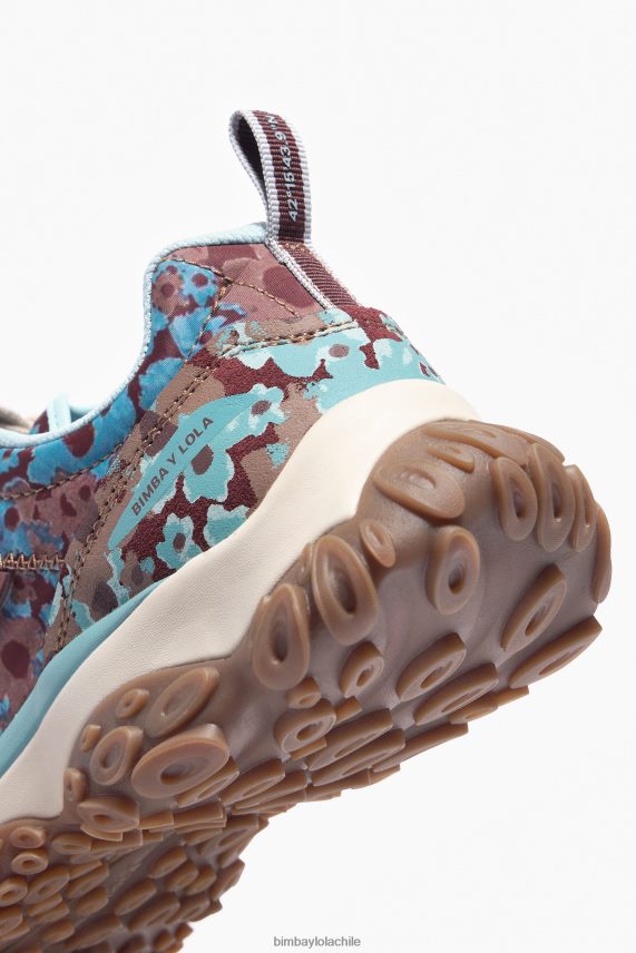 Bimba Y Lola zapatilla runner flores full pulpo PT6884545 guerra de pies marrón