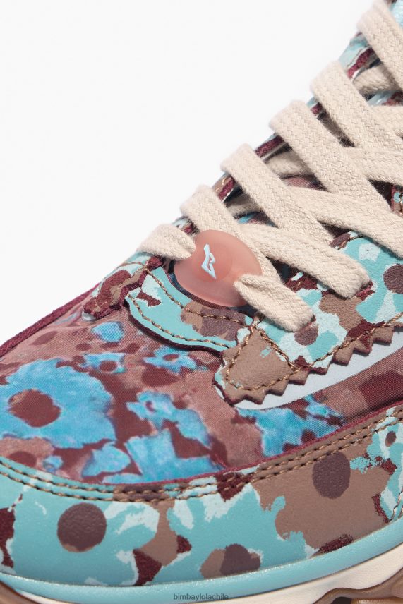 Bimba Y Lola zapatilla runner flores full pulpo PT6884545 guerra de pies marrón