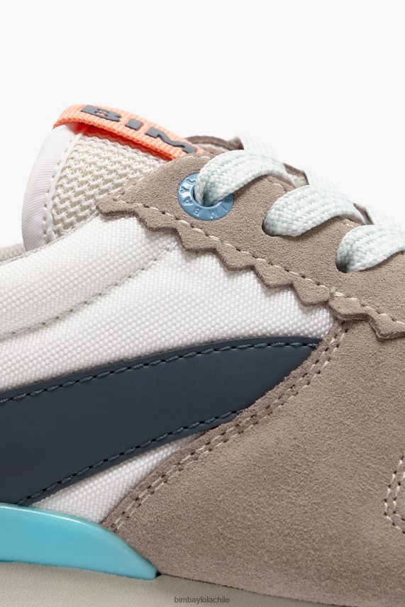 Bimba Y Lola zapatilla técnica PT6884560 guerra de pies gris pardo
